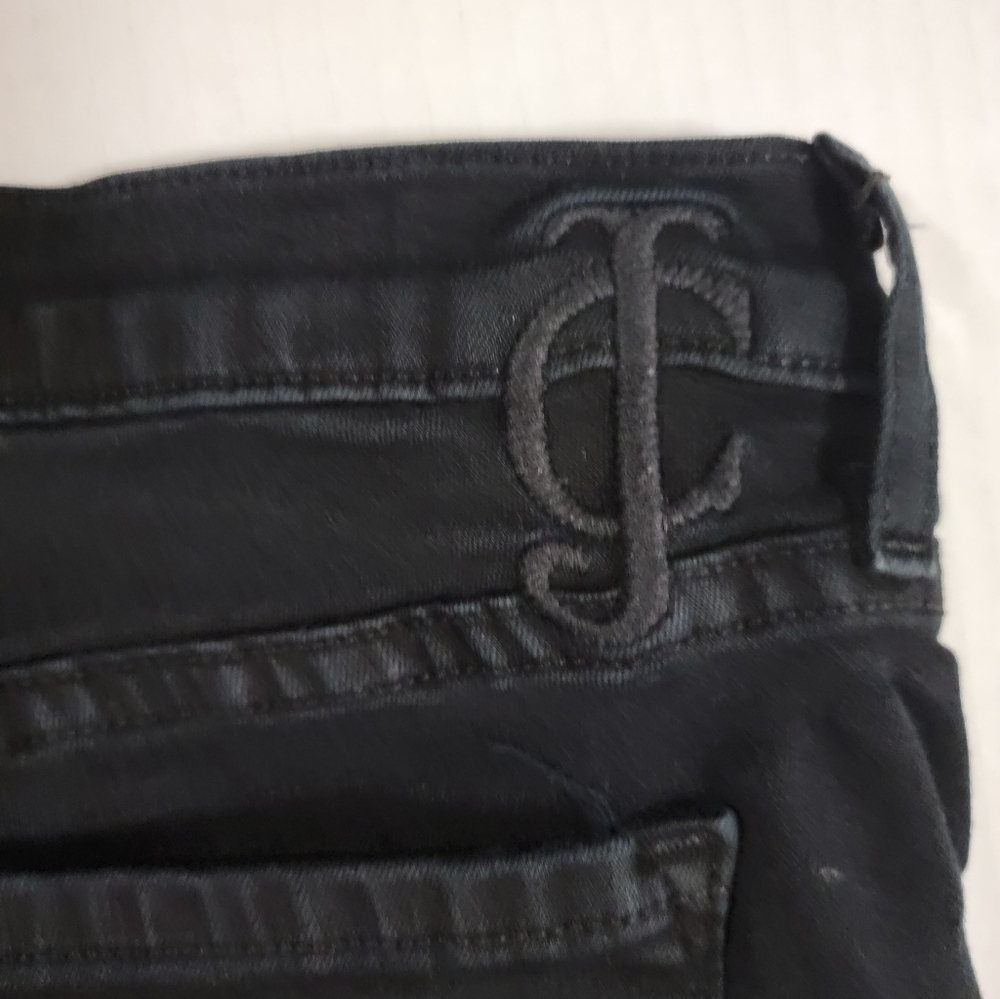 Juicy Couture Jeans Rocker Boot Black Womens Size 27 - Picture 10 of 10